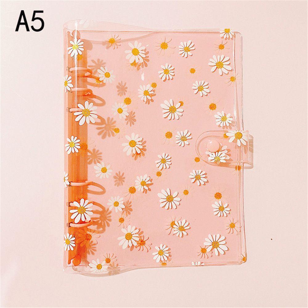 New School Supplies Storage File Binder Pockets Notebook Binder Transparent Folders A5A6