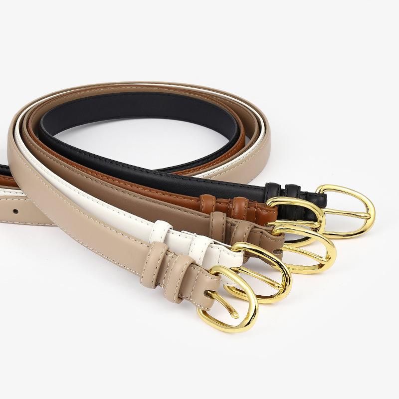 Практичный Новый Простой Тренд Золотая Пряжка Декоративные Джинсы Горячая Распродажа Ремень Женская Мода Все Винтажные Ремень с Игольной Пряжкой Женский