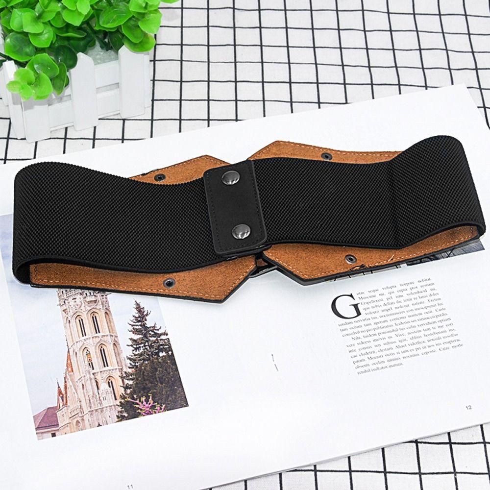 Decoration Corset Top Metal Buckle Waist Belts Women Waistband Korean Waist Strap Coat Decoration