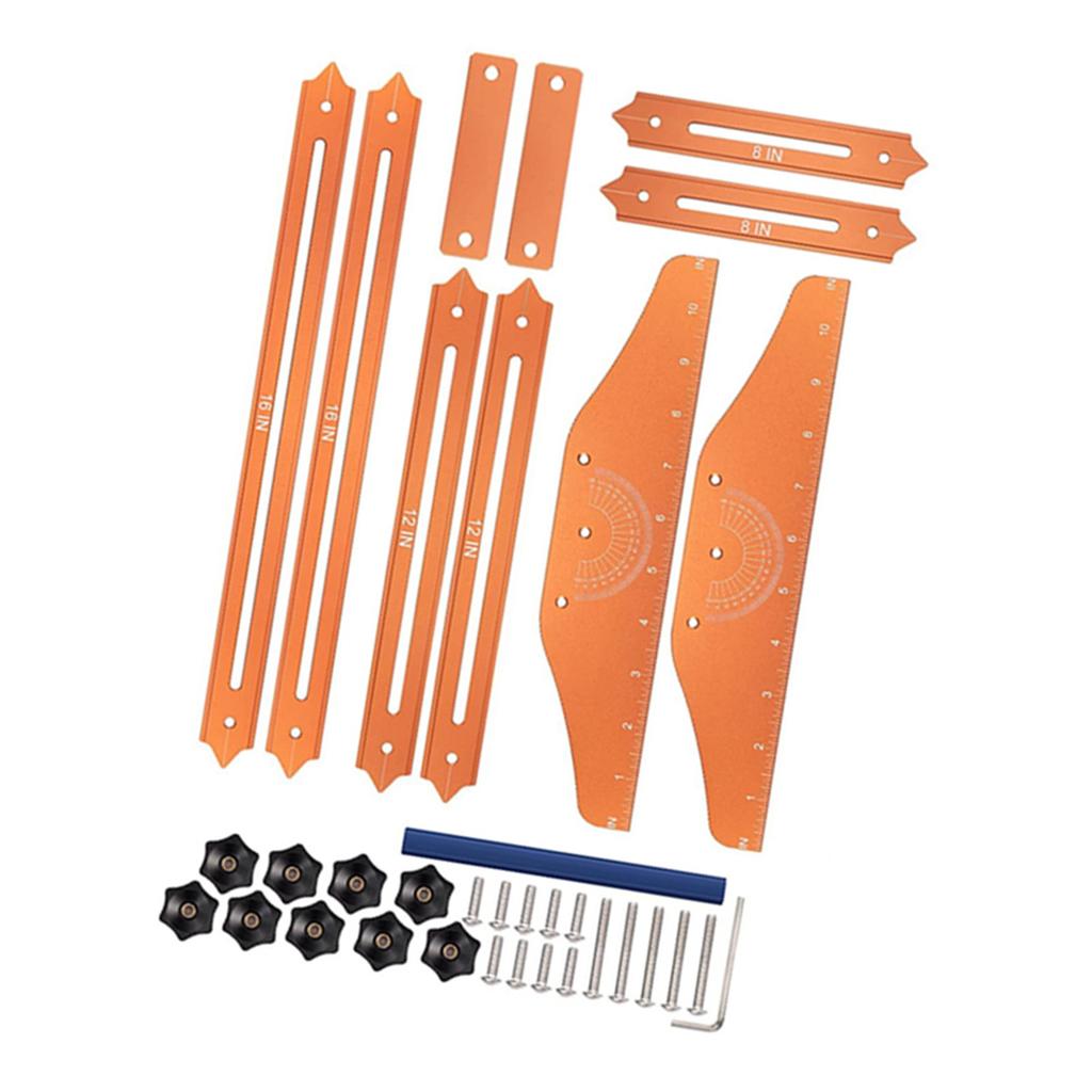 Шаблон для ступеней лестницы, приспособление для измерения из алюминиевого сплава, регулируемый скользящий установщик с футляром