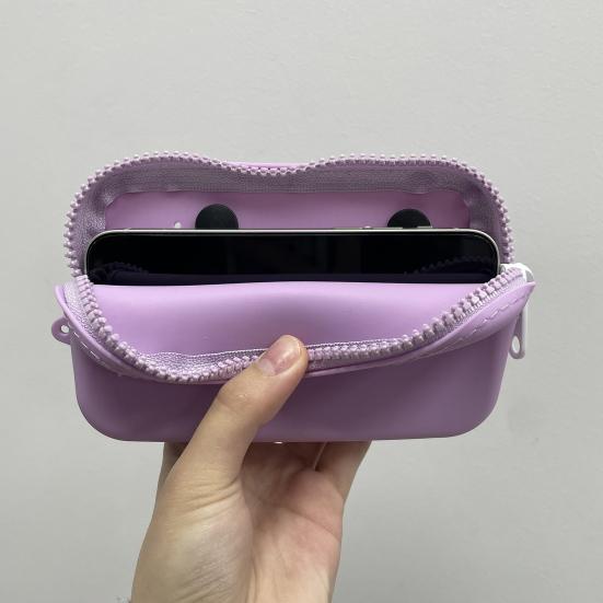 Силиконовый держатель для телефона, органайзер для хранения, застежка-молния, надежная защита, силиконовый чехол, сумка, вставка с подвесками, аксессуары для сумки Bogg