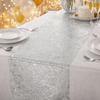 Rectangular Glitter Table Runner Luxury Table Cover Elegant Table Runners Roll  Dining Table Decor