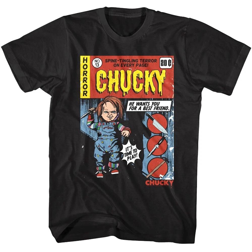 Childs Play Chucky's Comic Horror Men's T Shirt