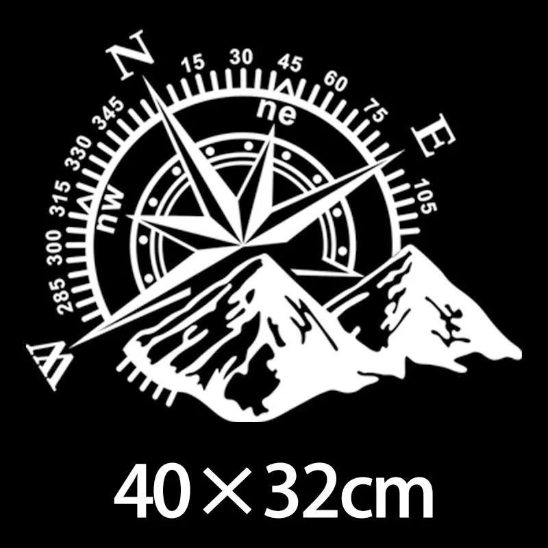 Горная наклейка на кузов капота двигателя Горный компас навигационная наклейка на автомобиль Наклейка на дверь с компасом Наклейка на кузов Аксессуары