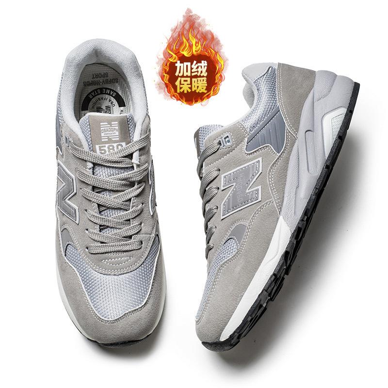 Spring and Autumn Cool Run with Padded Sneakers, Couple Casual, Retro Plush Running Shoes, Classic Versatile Casual Shoes