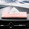 Автомобильная коробка для салфеток, автомобильный солнцезащитный козырек, держатель для коробки для салфеток из искусственной кожи, аксессуары для внутреннего хранения автомобиля