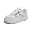 Platform White Shoes Women's Shoes Spring and Autumn New Shoes Versatile Muffin Girls Sneaker Comfortable White Board Shoes