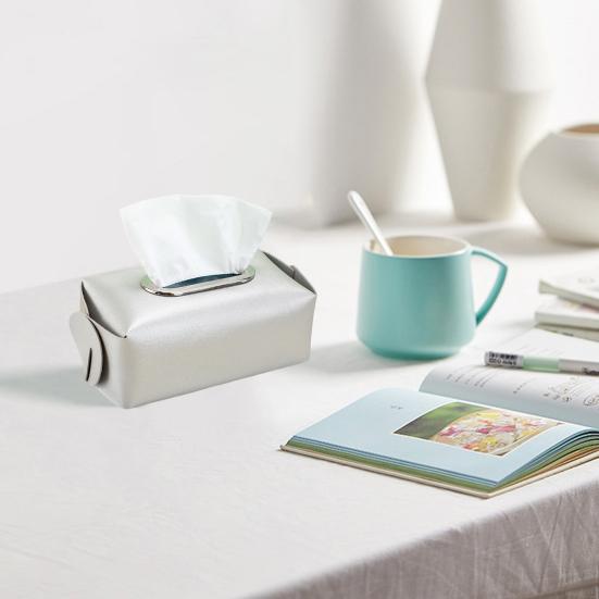 Квадратный держатель для коробки с салфетками, однотонный, большой емкости, складная конструкция, простая сборка, чехол для настольной коробки с салфетками