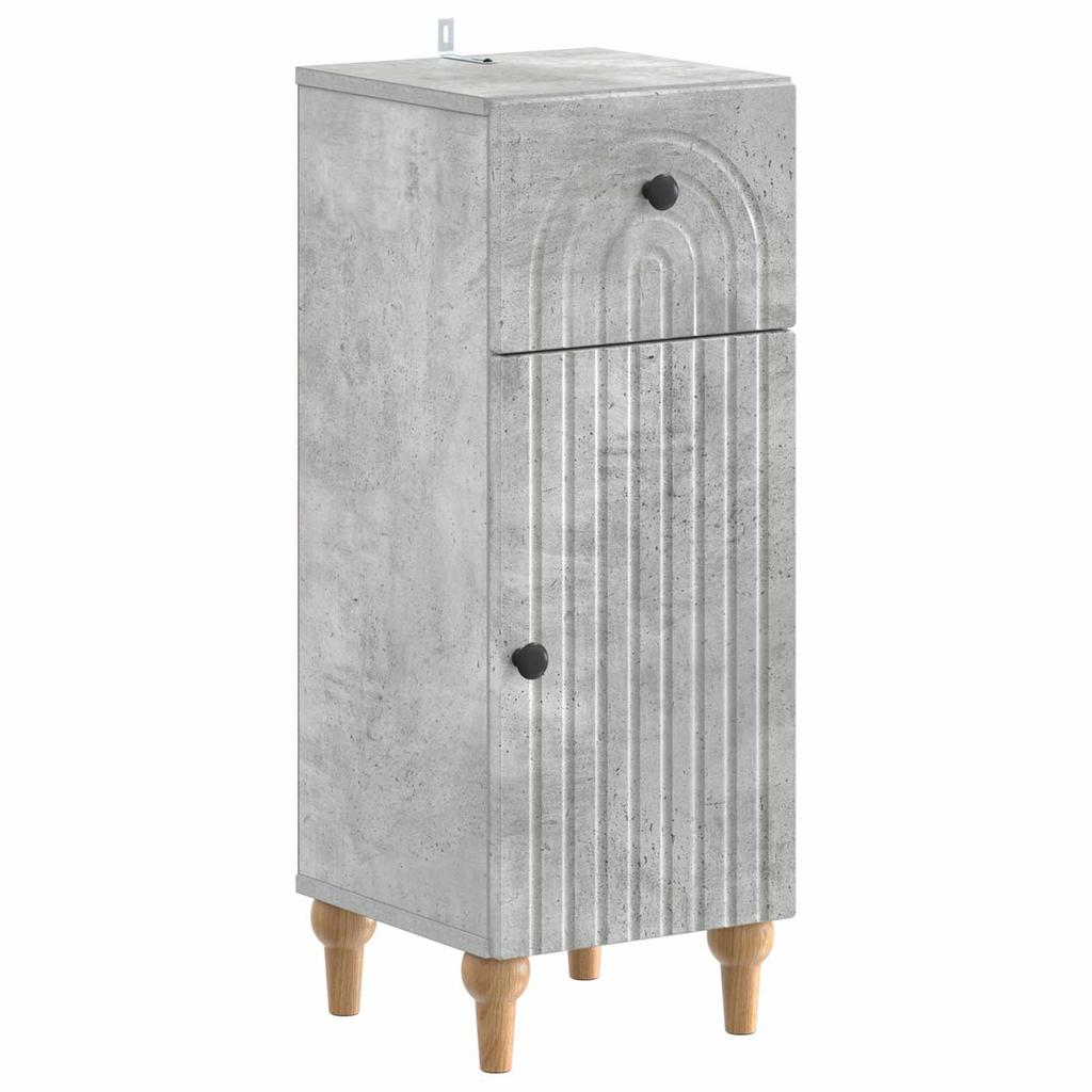 3 Piece Bathroom Cabinet System ALKMAAR Concrete Grey