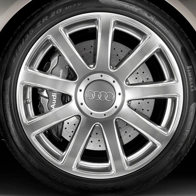 4Pcs 146mm 8D0601165K Grey Black ABS Car Wheel Center Hub Caps Badge Rim Hubcap Logo For a2 A4 A5 A6 A7 Q3 Q5 A3 S5 RS32a