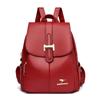 Women's New European and American Large-capacity Women's Backpack Atmospheric Trendy Student Schoolbag Simple Travel Bag