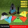 Triangle Marker Discs for Football & Basketball Training - Obstacle Cones & Equipment