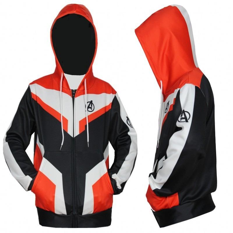 New Avengers, Quantum Battle Suit Concept Sweater, Zipper Hoodie