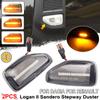 LED Dynamic Side Marker Light Arrow Turn Signal Blinker Lamps For Dacia Logan 2 Sandero 2 Duster 2 Renault