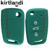Силиконовый чехол-держатель для ключа для Skoda Octavia A7 Rapid Kodiaq Fabia Seat Ibiza Leon Ateca для VW POLO Golf 7 Tiguan T-Roc T6 Case