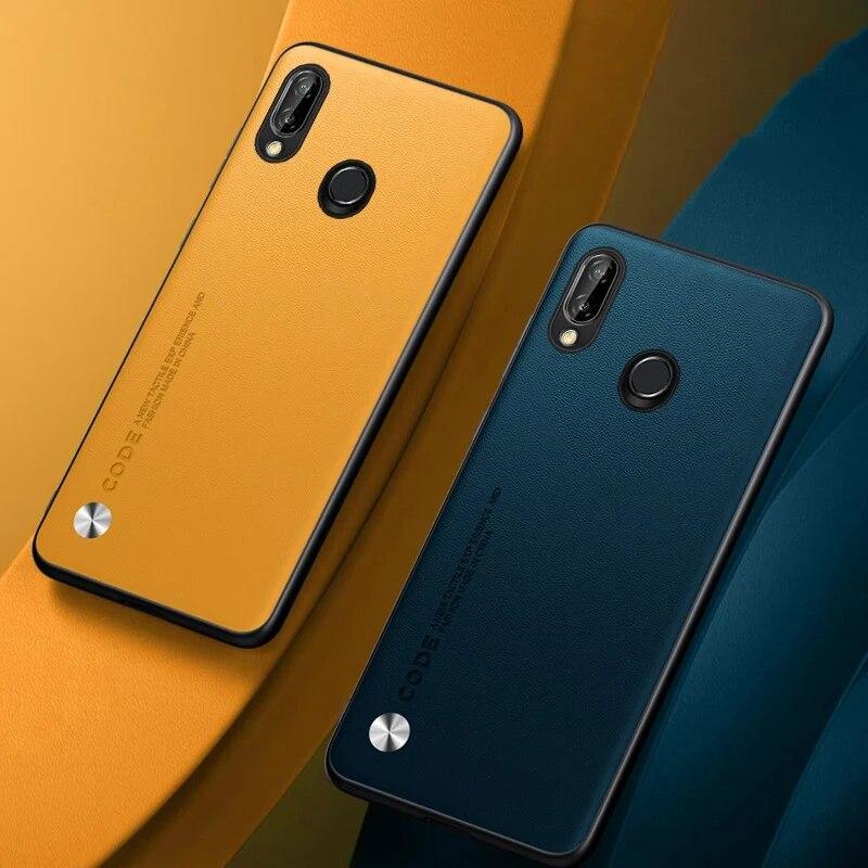 Роскошный чехол из искусственной кожи для Xiaomi Redmi Note 7, силиконовый противоударный защитный чехол для телефона Redmi Note 7 Pro 7S Note7