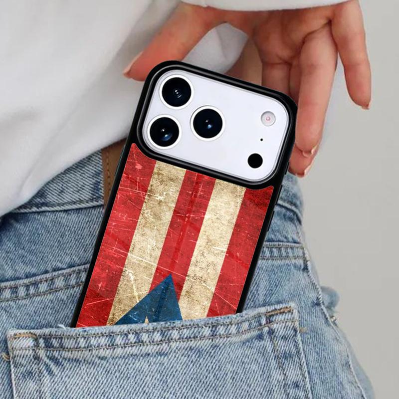Puerto Rico Flag print Phone Case for iPhone 17ProMax 12 13 14 15 16e 17 Pro Max Plus Air Cover