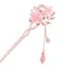1PC Hair Sticks Rhinestones Crystal Flowers Women Headdress Elegant Hairpins Headwear Hair Jewelry Hair Clip