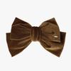 mellotory velvet classic ribbon pin (bronze)