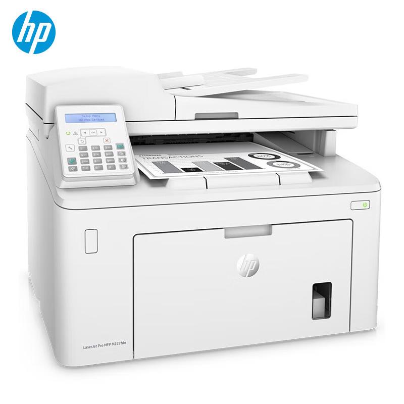 HP LaserJet Pro MFP M227fdn Monochrome Laser Multifunction Printer CN plug (adapter included)