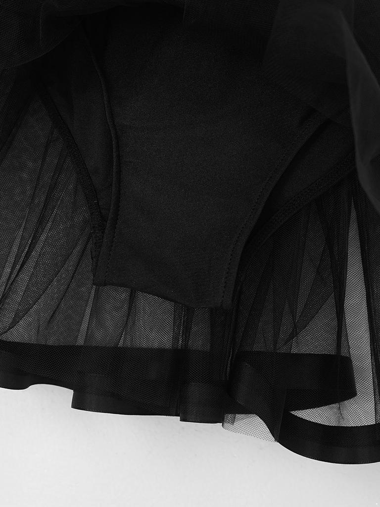 Детское балетное платье-пачка с блестками для девочек, гимнастическое трико с лямкой на шее, современный костюм для латинских джазовых танцев