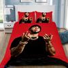3D Изысканное постельное белье Anuel Aa Пододеяльник Hasta La Muerte Цифровая печать Комплект постельного белья Одеяло Кровать Молодежь Домашний декор Дети Мальчики Подарок