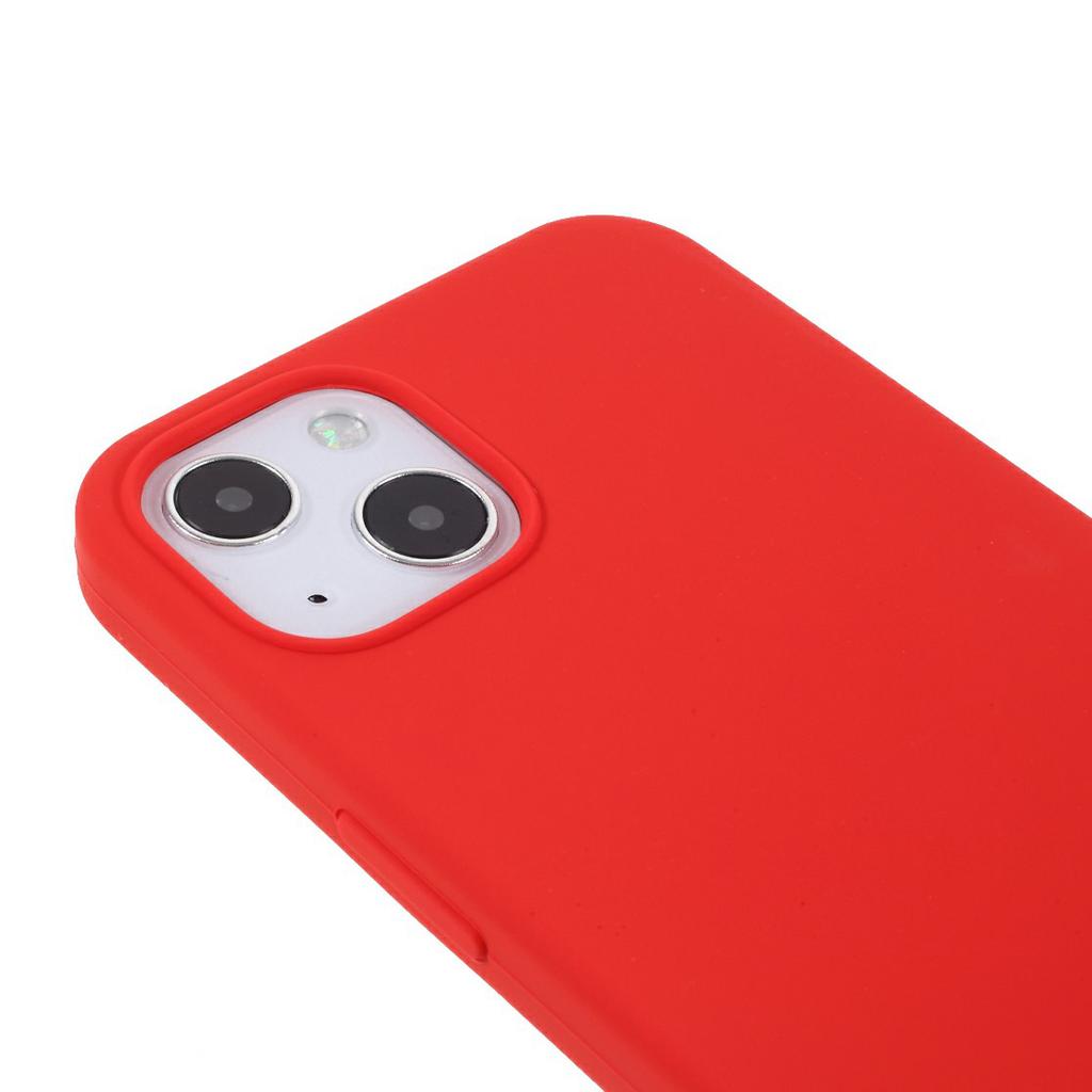 For iPhone 15 Plus Case Solid Silicone Shockproof Phone Back Cover