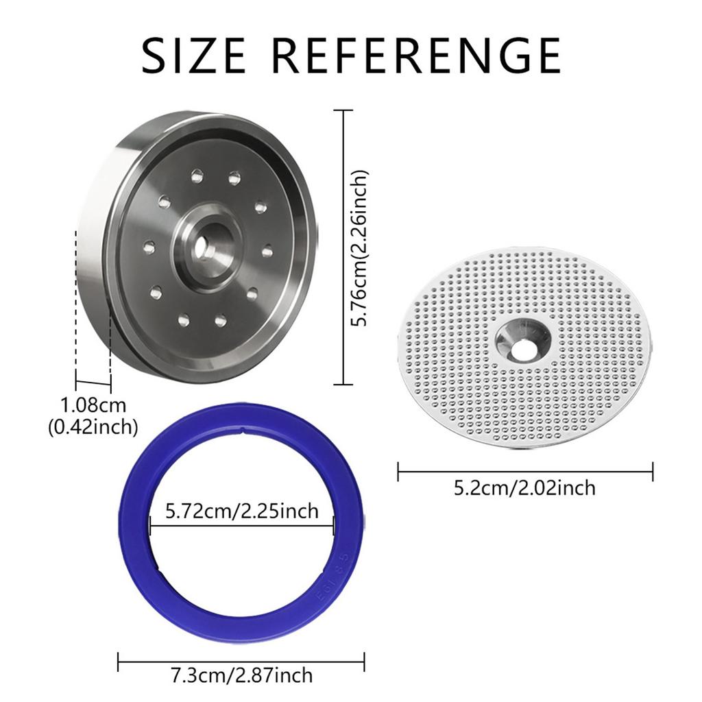 Precisions Shower Screen for BES900XL BES920X BES980XL BES990 Coffee Machine Contact Shower Screen Pucks Filter Mesh