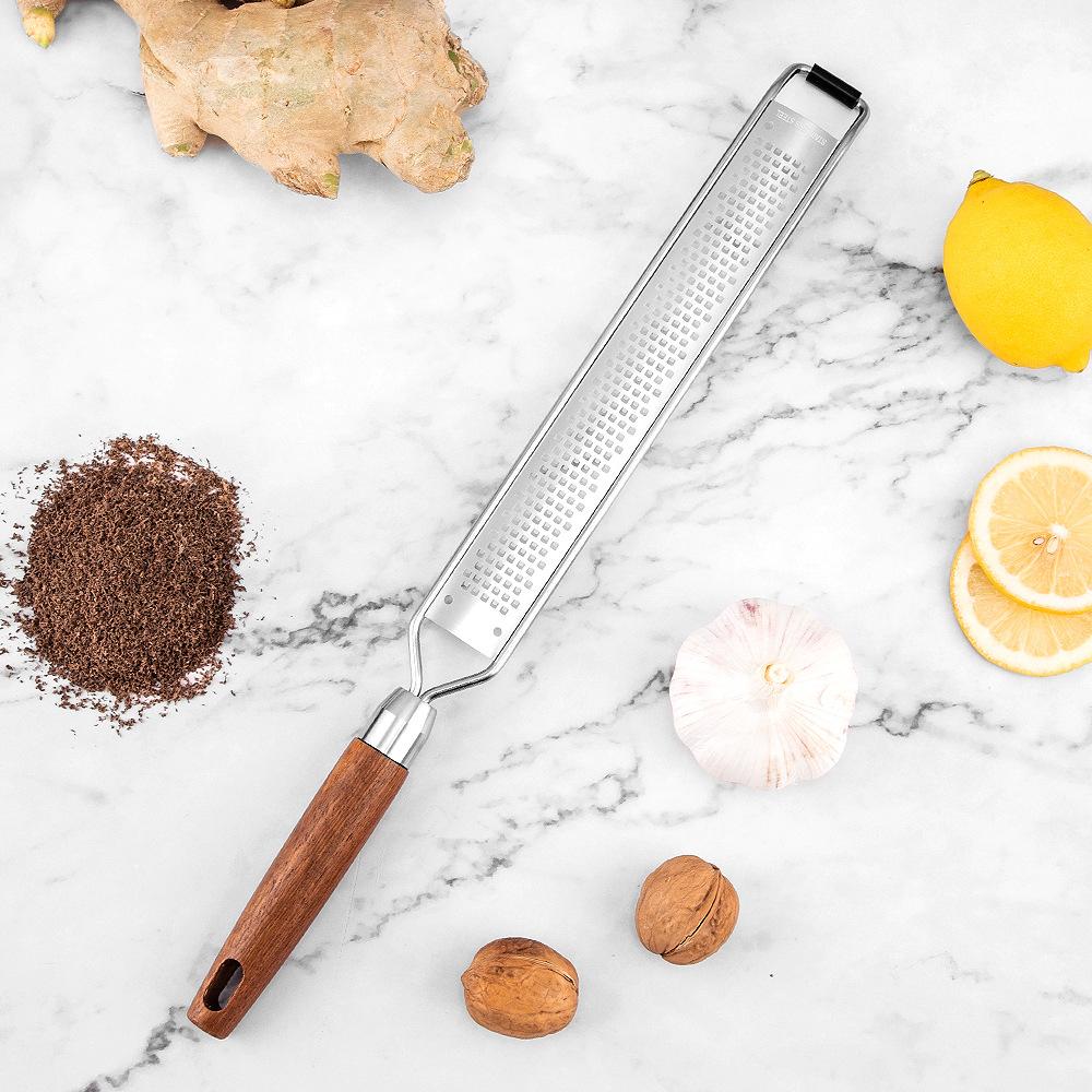 Kitchen Professional Cheese Grater Stainless Steel Lemon Zester Grater Flat Handheld Grater For Cheese,Chocolate,Spices,And More