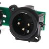 Stage Beam Lighting Device Accessories Three Core Xlr Socket With Signal Board /Xlr Socket With The Pcb Pannel