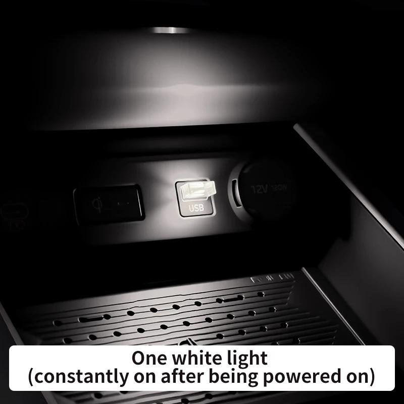 Автомобильная подсветка салона, модификация интерьера со светодиодной подсветкой для ног, радужная подсветка, приветственная USB-подсветка салона