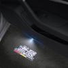 For Honda Mugen Power Emblem Civic Typer Fit Accord CRV Car Door Light Welcome Lamp Wireless Projector Auto Decoration