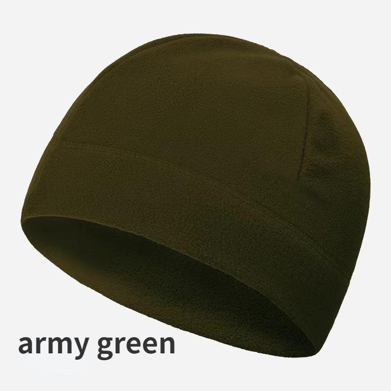 Осенне-зимняя флисовая шапка, теплая мужская и женская шапка