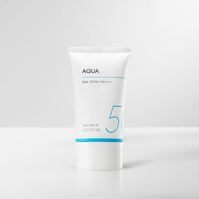 MISSHA Солнцезащитный крем Allaround Safe Block Aqua SPF50+/PA++++ с BB-кремом Missha Perfect Cover (6 вариантов)