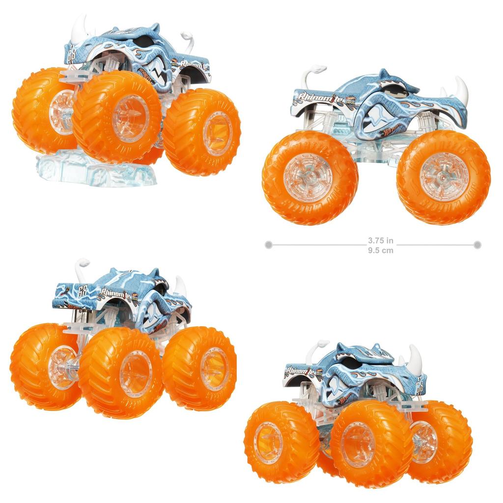 Hot Wheels Monster Truck Power Smashers Assortment Box of 6 Toy Miniature Ages (6 cars) - Vehicles, Cars, 3+, Multi-color, 986B-HYJ19