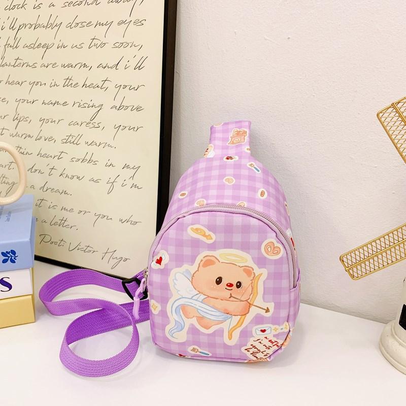 Школьная сумка новая сумка мультяшный милый медведь через плечо маленький рюкзак сумка для смены подгузников для малыша нагрудная сумка