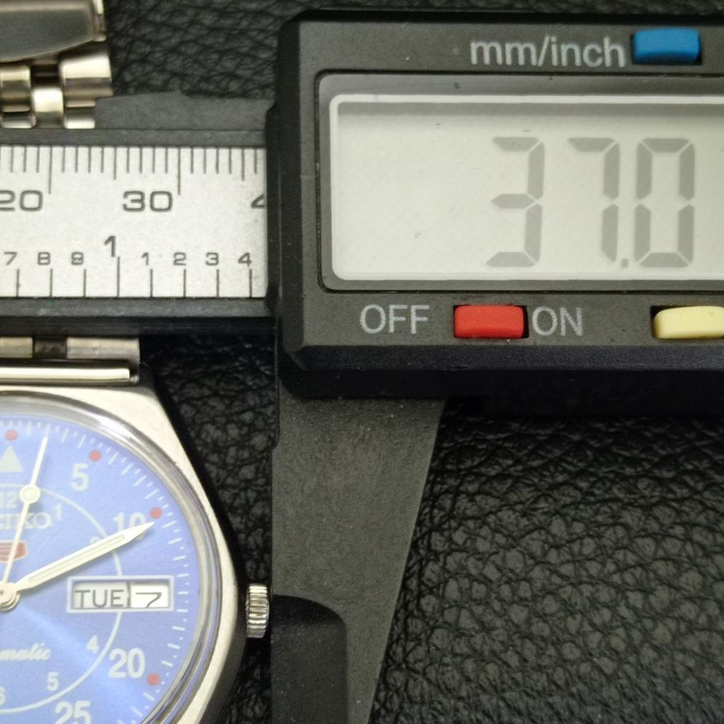 ОРИГИНАЛЬНЫЕ ВИНТАЖНЫЕ МУЖСКИЕ ЧАСЫ SEIKO 5 AUTOMATIC 6309A JAPAN С СИНИМ ЦИФЕРБЛАТОМ a701621-5