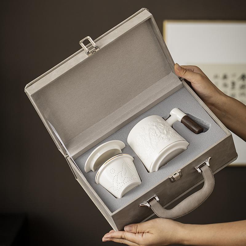 Креативность Гочао Панда Керамическая кружка Офисная кружка Подарочная коробка Бизнес Компания Фестиваль сувенир