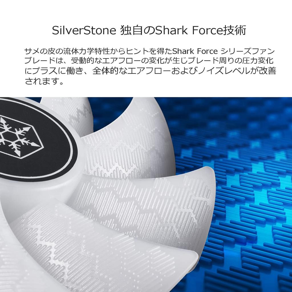 Silverstone Case Fan 160mm Silent Fan Maximum Rotation Speed Domestic Authorized Distributor Product SST-SF160B-ARGB 2,500 /
