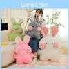 Adorable Plush Rabbit Pillow Doll Cute Bunny Stuffed Toy For Childrens Gifts