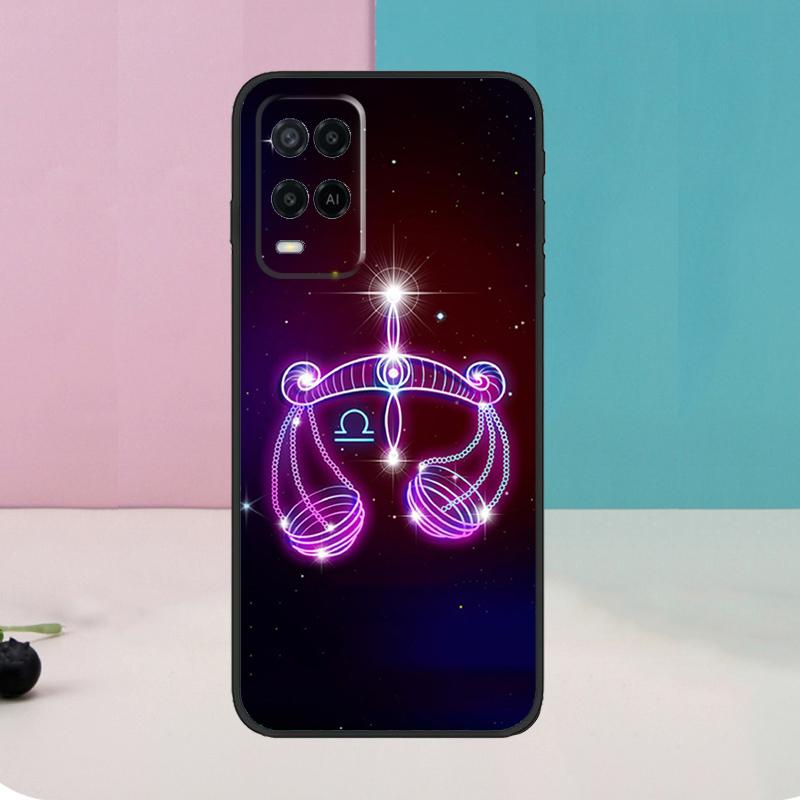 Чехол со знаком зодиака для Oppo A74 A54 A94 A80 A60 A40 A18 A38 A58 A78 A98 A96 A76 A16 A15 A17 A57 A5 A6 Pro