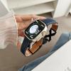 Ремешок из натуральной кожи для часов Apple Watch Series 10 Ultra 9 8 7 SE 6 5 4 3 2 1 46 мм 49 мм 45 мм 44 мм 40 мм с магнитной застежкой X-Buckle