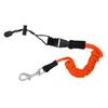 55 Inch140cm Elastic Kayak Canoe Paddle Leash Safety Boat Fishing Rod Pole Coiled Lanyard Cord Tie