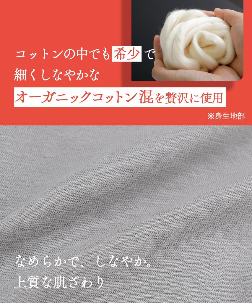 Daily Fit Made of Organic Cotton Smooth To the Deep Size M Wing/Wacoal Women's Shorts, EC3000, Blend, Touch, Fit,