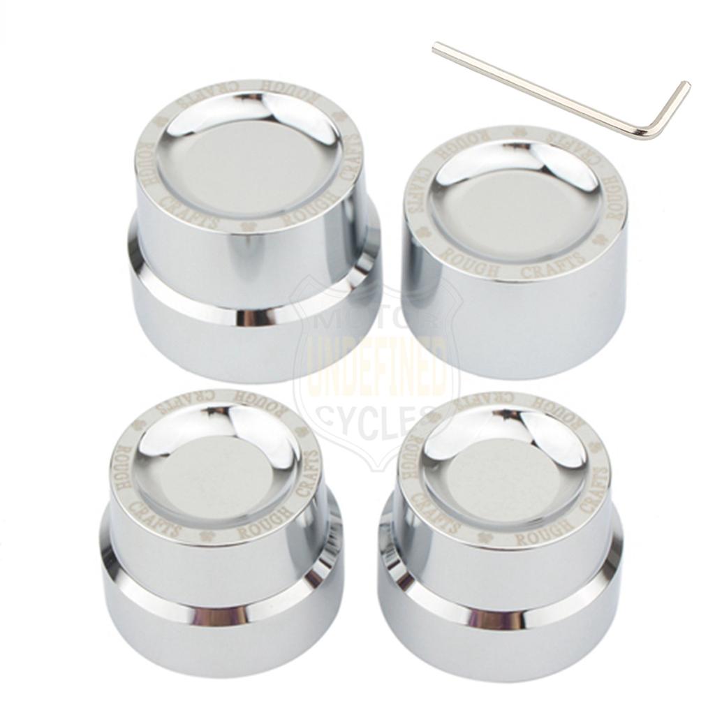 Motorcycle Aluminum Front Rear Axle Nut Cover For Harley Touring Road Glide Sportster Iron 883 Dyna Low Rider Softail Street Bob