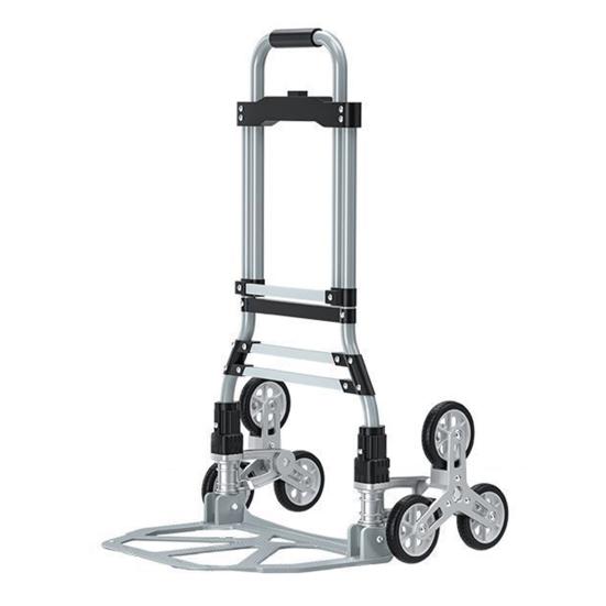 Тележка для тяжелых условий эксплуатации с телескопической ручкой, прочная несущая складная конструкция, тележка для подъема по лестнице, тележка для тяжелых условий эксплуатации
