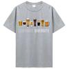 Celebrate Diversity Beer Men TShirt Funny Brother Summer Cotton T-shirt Beer Lover Unisex Tshirt Oversized T Shirt Streetwear