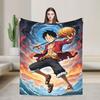 Плед One Piece Качественный Теплый Мягкий Постельное белье Пледы Зимние Девочки Мальчики Диван Кресло Уличный Тренд Покрывало