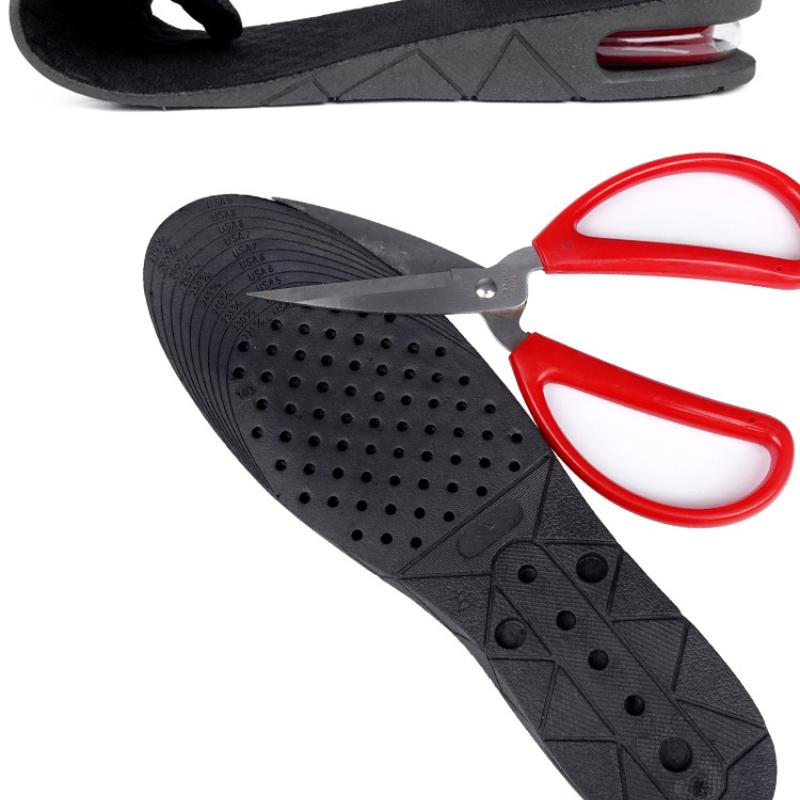 Невидимая стелька для увеличения высоты 3-6 см, регулируемая по высоте стелька для обуви на пятке, вставка выше