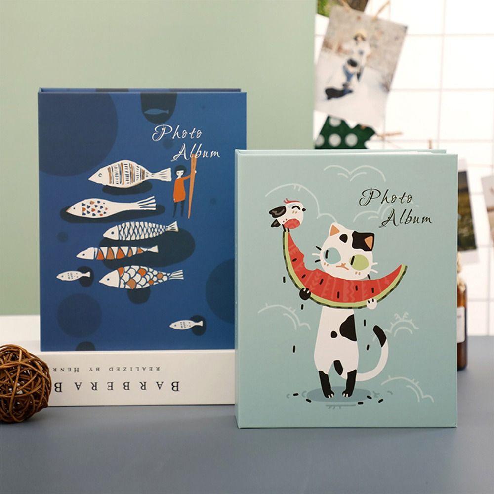 100 Pockets Photo Album DIY Photo Storage Album Creative Photo Collection Book Children